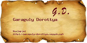 Garaguly Dorottya névjegykártya
