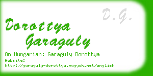 dorottya garaguly business card